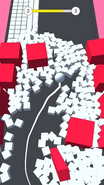 彩色球撞击手游