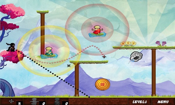 忍者扔飞镖游戏