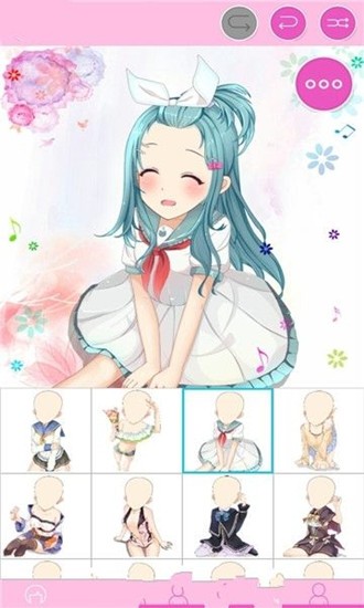 动漫萌娘换装游戏