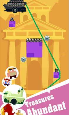 绳索探险最新无限金币版