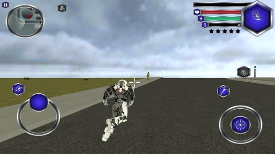 飞行机器人特警无限钞票版