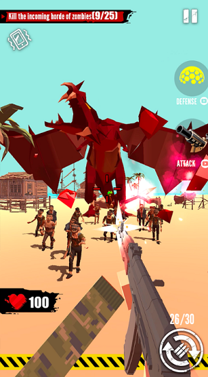 合成枪射击僵尸无限金钱钻石版