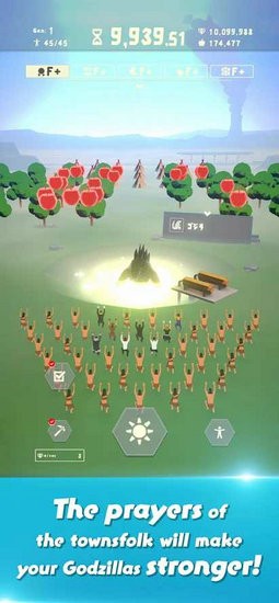 奔跑吧哥斯拉游戏无限钻石版