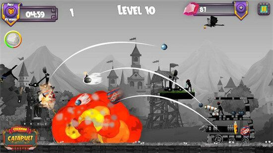 火柴人投石机射手无限金币版