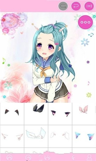 动漫萌娘换装游戏