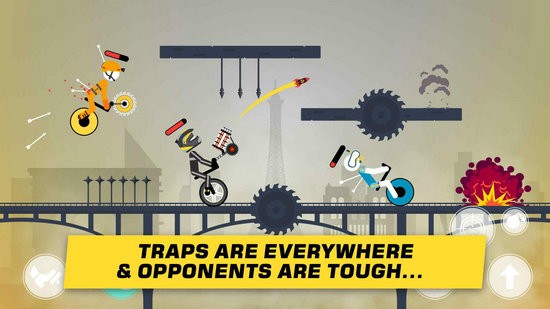 火柴人赛车无限金币版