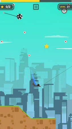 火柴人绳索跑酷