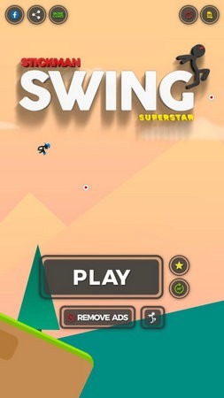 火柴人绳索跑酷