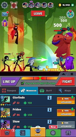 火柴人英雄怪物时代无限金币钻石版