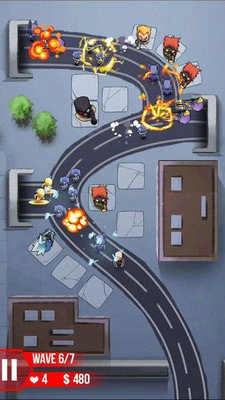 超级英雄塔防手游