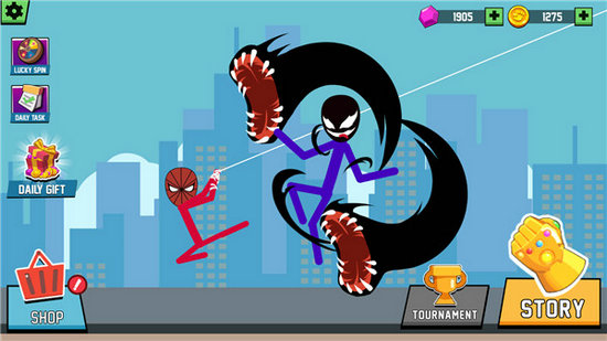 棒面具超级英雄游戏