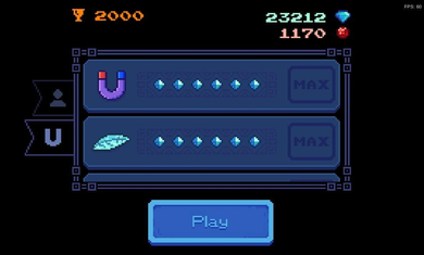 无尽的像素跑酷游戏