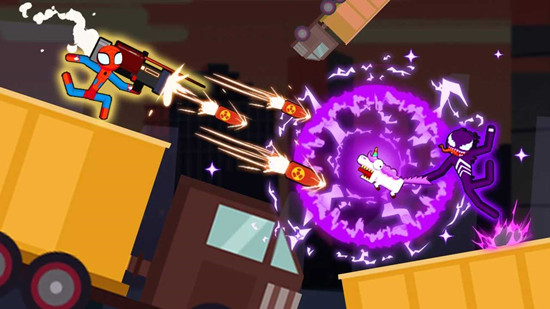 蜘蛛火柴人战斗2无限金币版