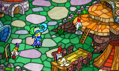 小玫瑰花彩色玻璃冒险汉化版