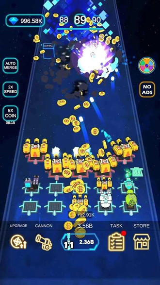 火线合并防御3D无限金币版