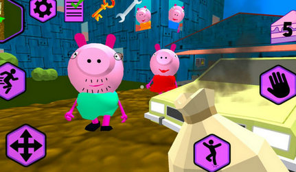 小猪邻居家庭逃生奥比屋3d