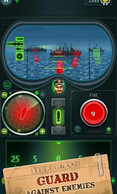 沉没潜艇鱼雷攻击游戏