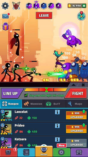 火柴人英雄怪物时代无限金币钻石版