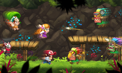 超级丛林跳跃无限金币版