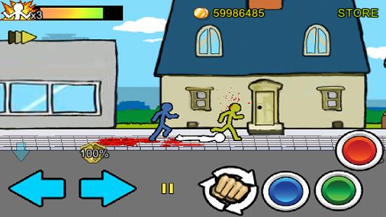 愤怒的火柴人2无敌版