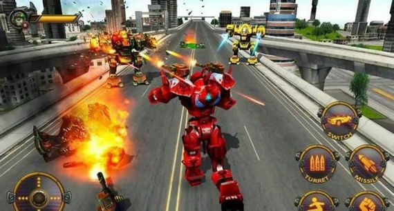 变形机器人英雄无限金币钻石版