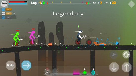 火柴先生独轮生存无限金币版