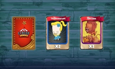 马戏团英雄荒谬的塔防无限金币版