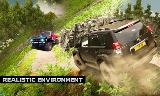 普拉多汽车野外驾驶