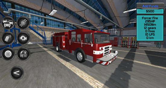 城市消防车无限金币版