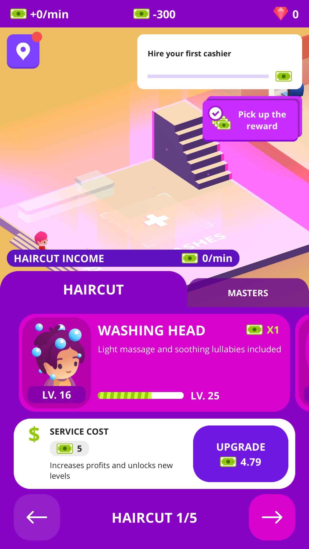 闲置美容院无限金币版