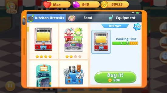 烹饪生活疯狂厨师无限金币版