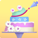 蛋糕世界女孩的烹饪