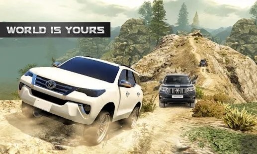 普拉多汽车野外驾驶