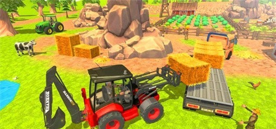 虚拟村庄挖掘机模拟器无限金币版