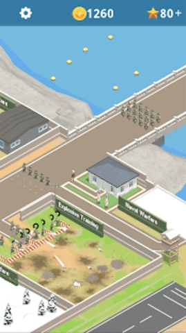 闲置军队基地无限金币版