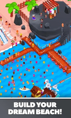 闲置海滩大亨现金经理模拟器无限金币版