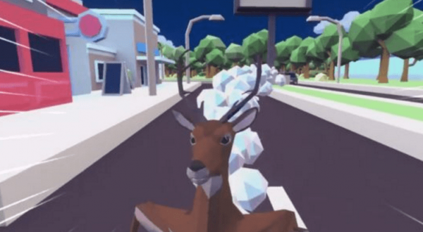 鹿见不平一声吼