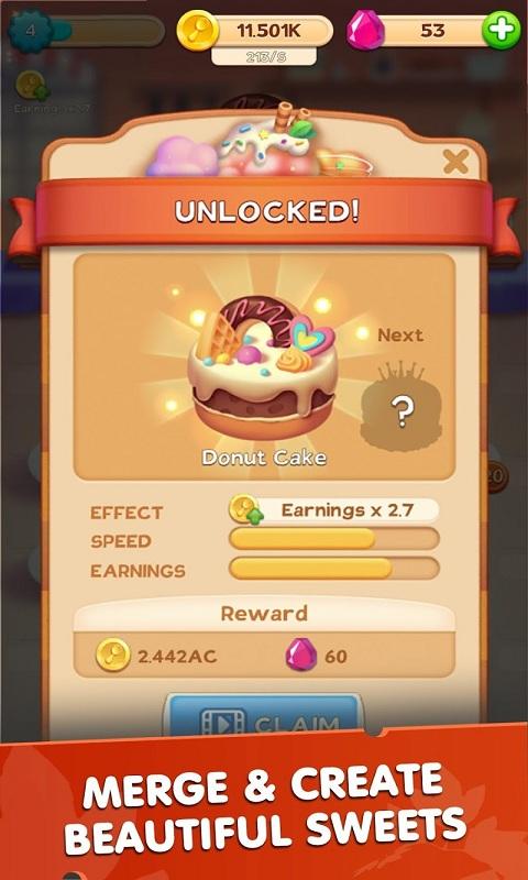 甜品世界：合并糖果