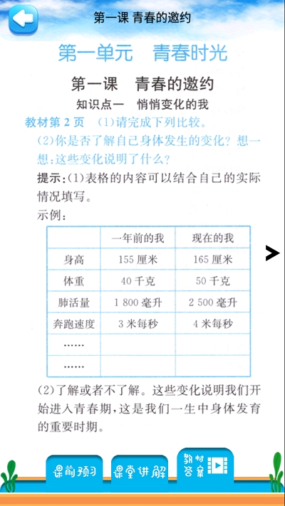 七年级下册道德与法治