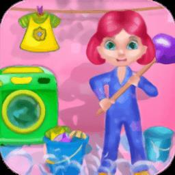 芭比公主大扫除游戏
