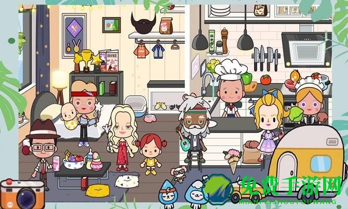 迷你城堡建筑小镇小游戏