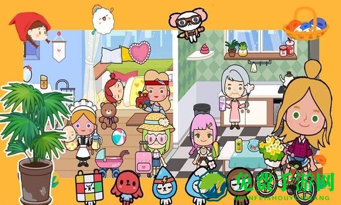 迷你城堡建筑小镇小游戏