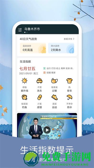 简洁天气预报软件