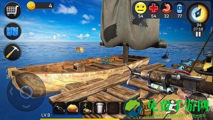 木筏漂流挑战游戏