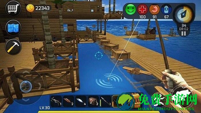 木筏漂流挑战游戏