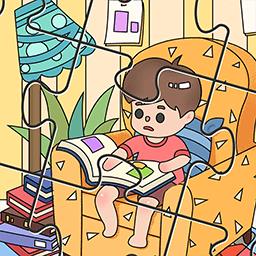 梦幻小镇拼图小游戏