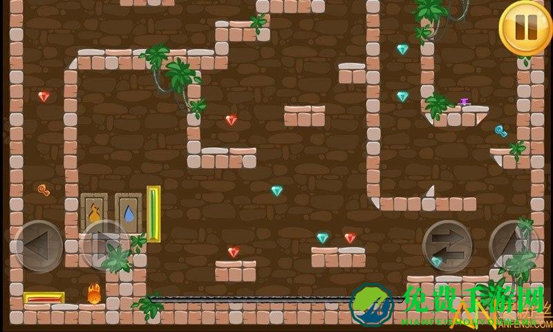 森林冰火人勇闯森林神庙手游