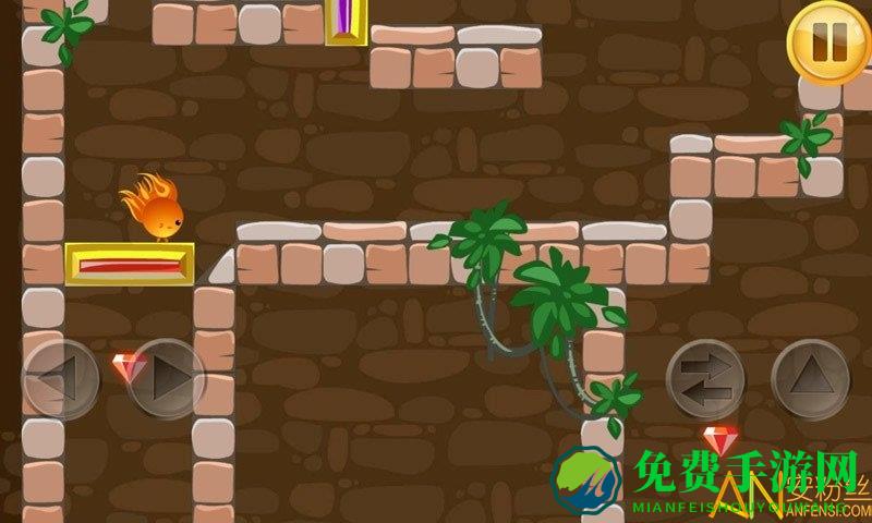 森林冰火人勇闯森林神庙手游