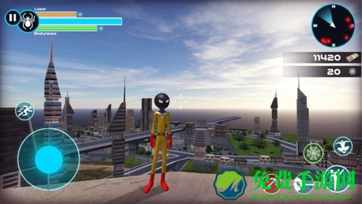 城市英雄火柴人游戏