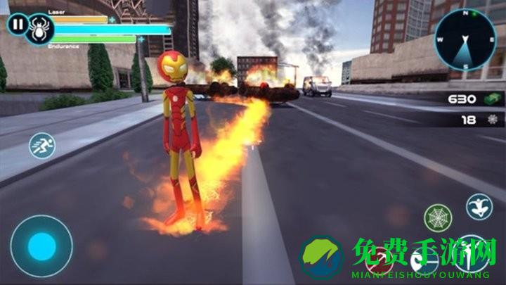 城市英雄火柴人游戏